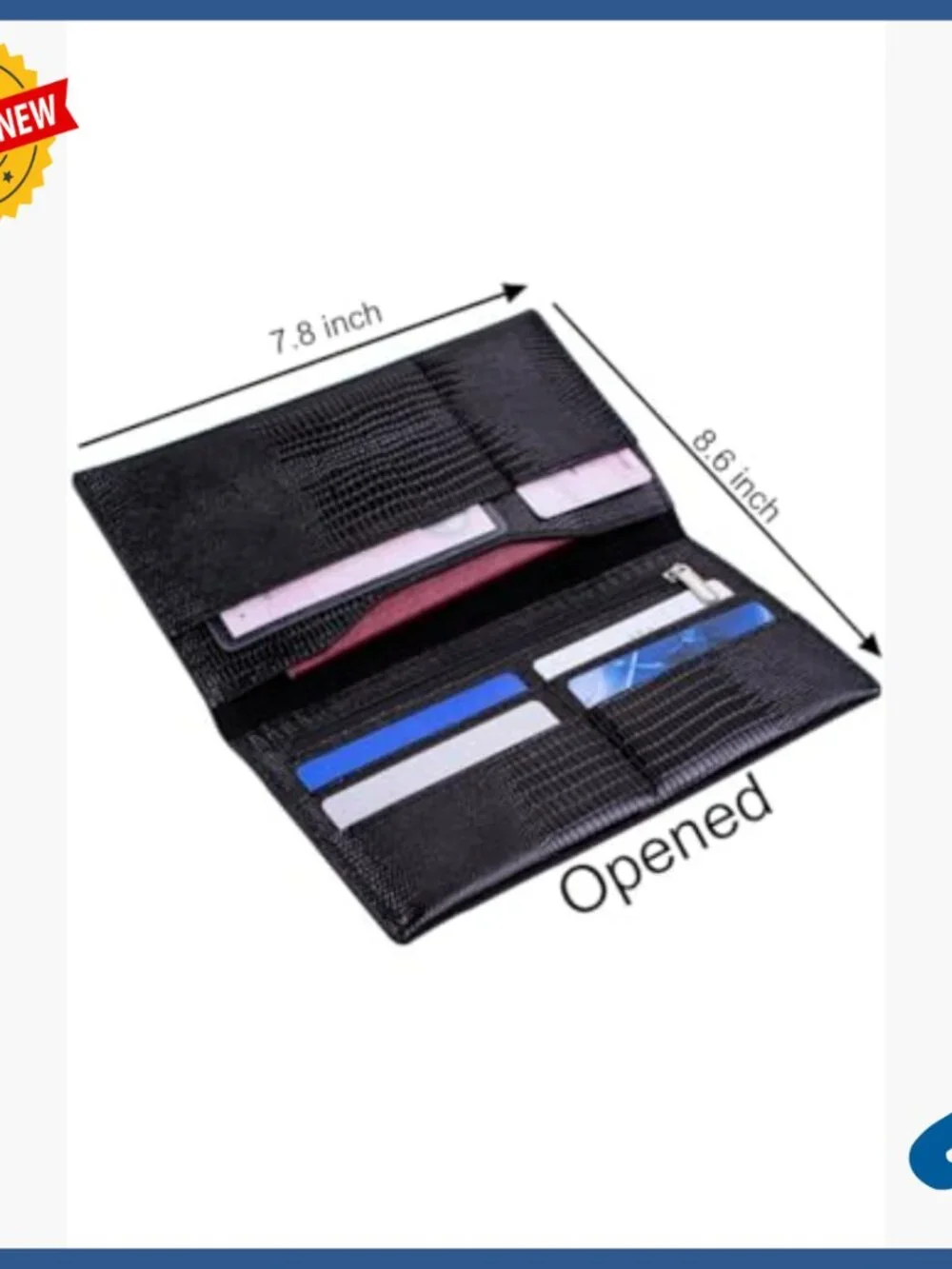 Genuine Leather Bifold Wallet Holds 4 Cards Coin Pocket Slim Travel
